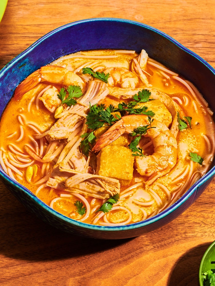 Turkey Laksa Noodle Soup