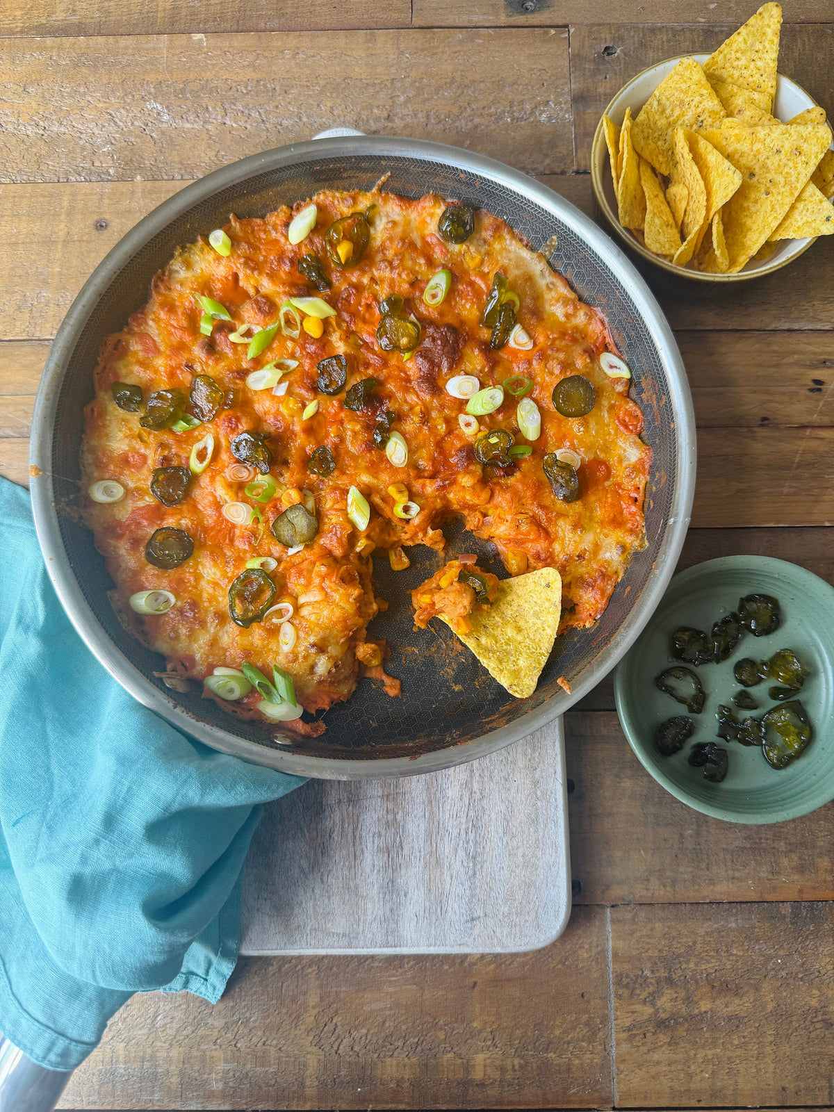Chilli Cheese Chickpeas with Candied Jalapeños   Chilli Cheese Chickpeas with Candied Jalapeños