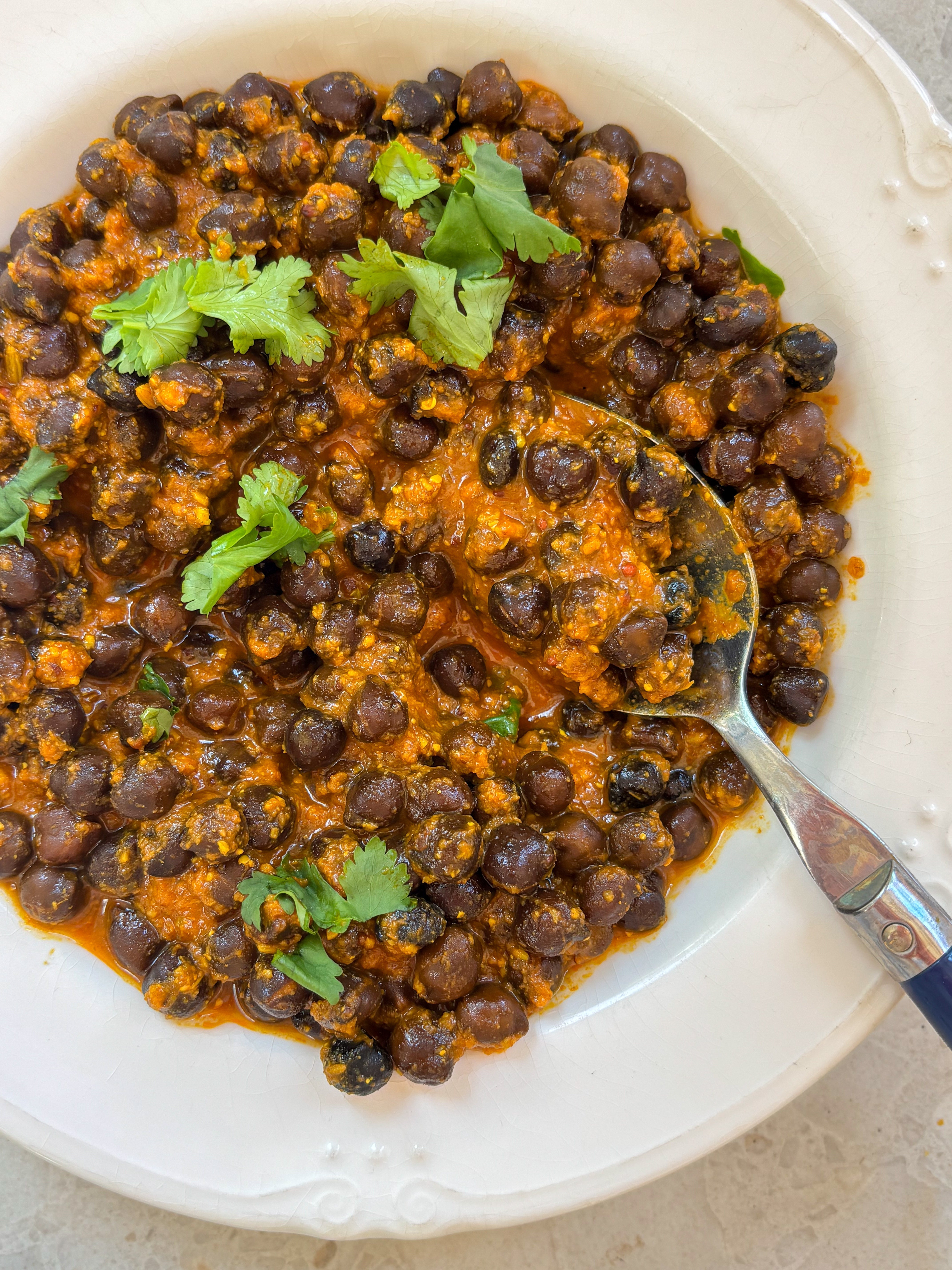 Black Chickpea Masala