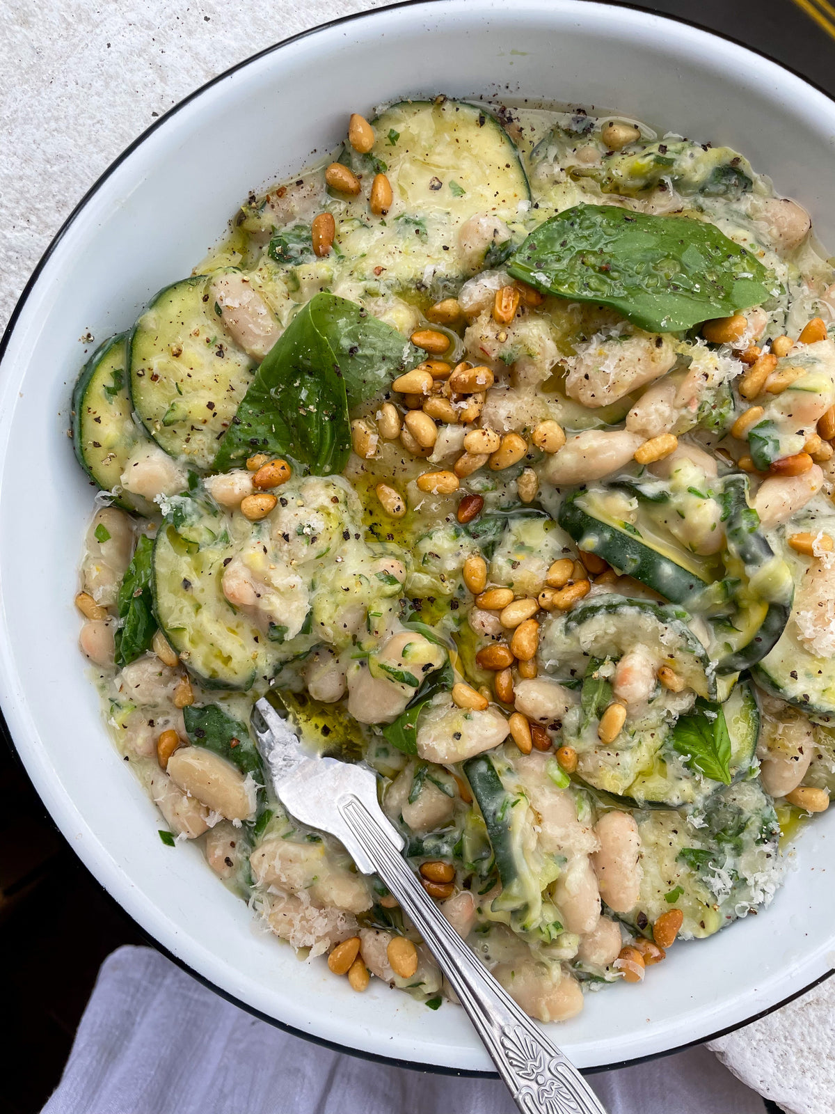 Creamy Courgette Beanotto   Creamy Courgette Beanotto