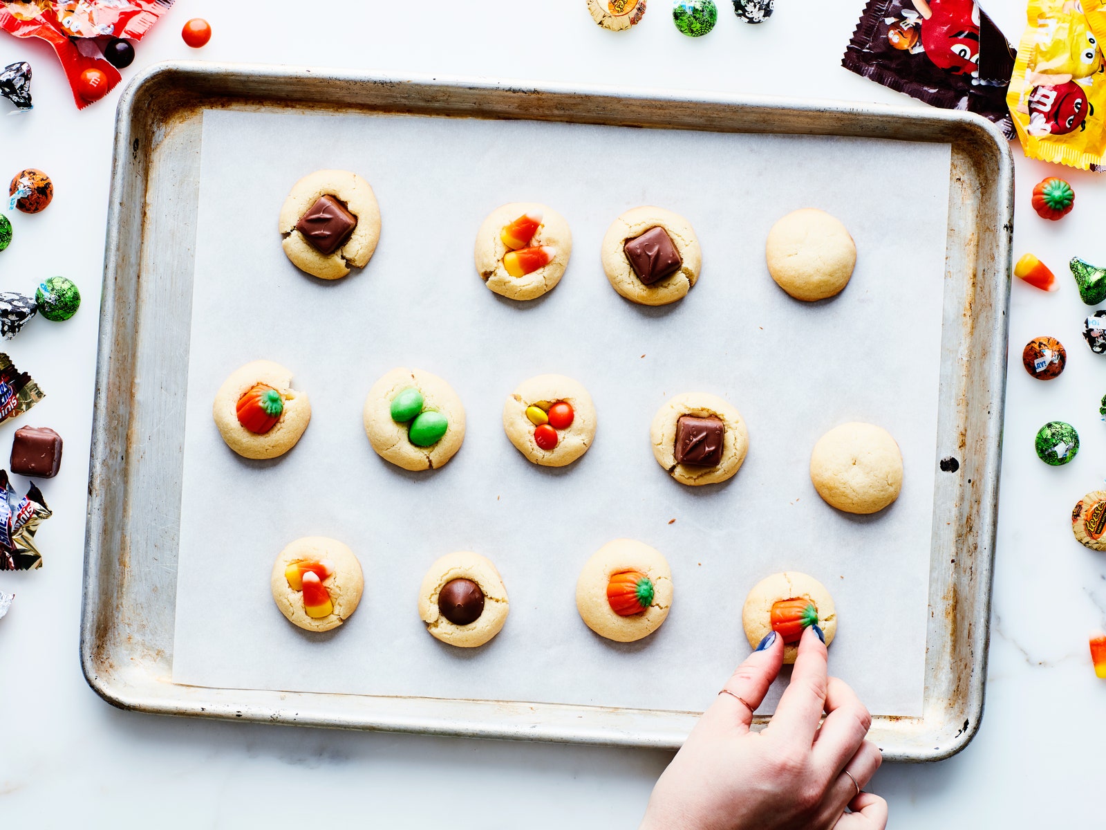 Halloween Thumbprint Cookies Are Candy’s Greatest Destiny