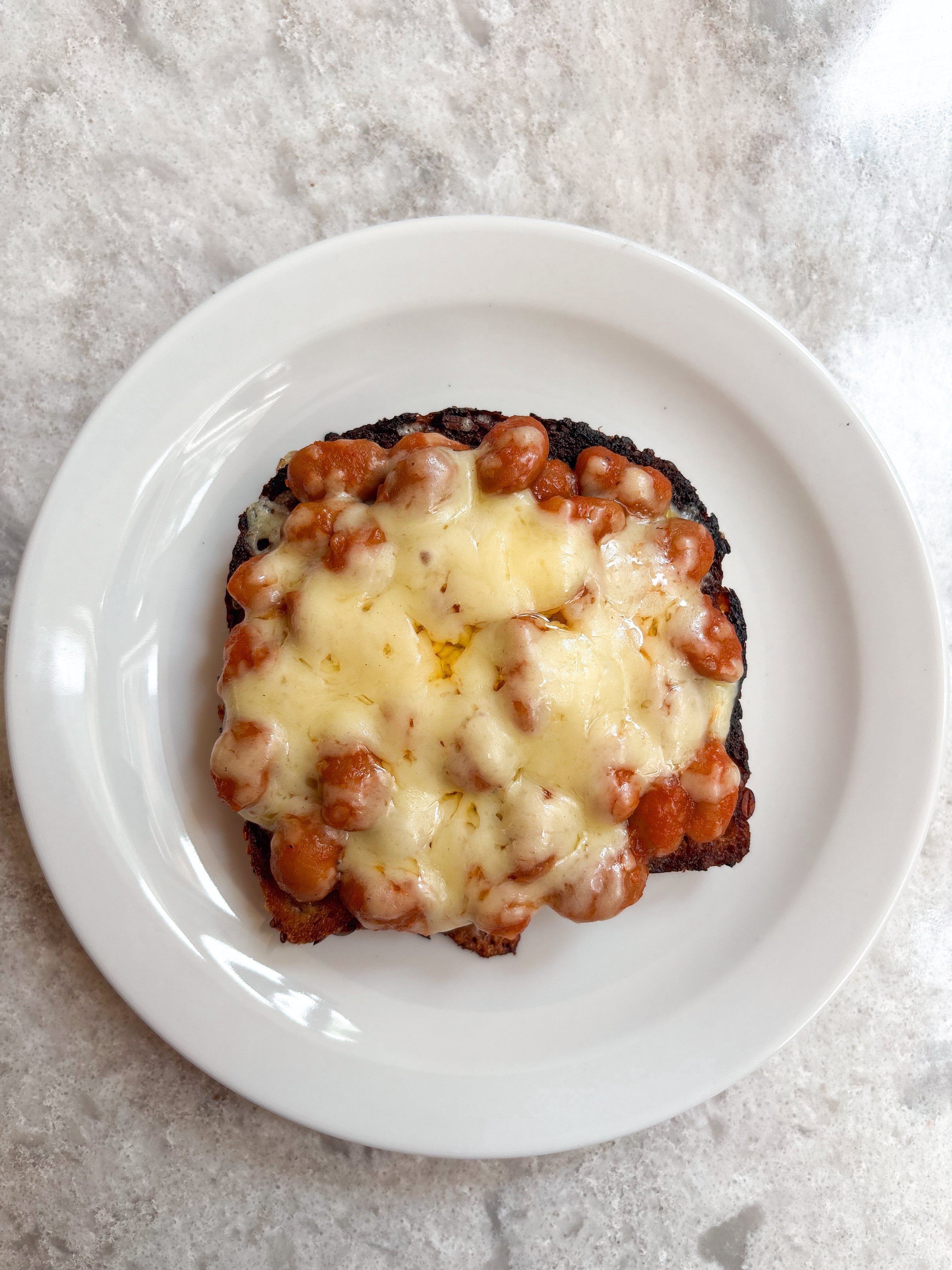 Classic Baked Beans + Cheddar Melt