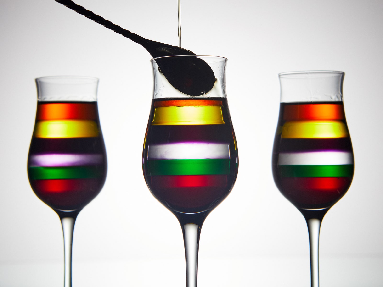 How to Make Layered Cocktails and Drink the Rainbow